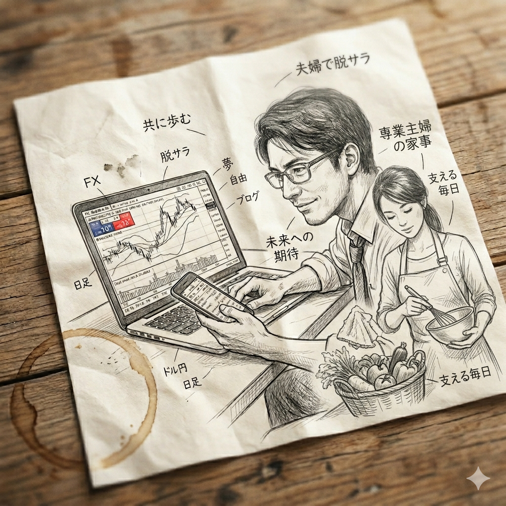 脱サラリーマンのまさと プロフィールイラスト